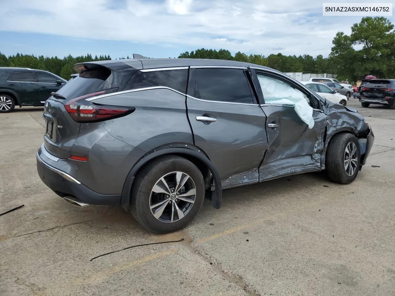 2021 Nissan Murano S VIN: 5N1AZ2ASXMC146752 Lot: 70395704