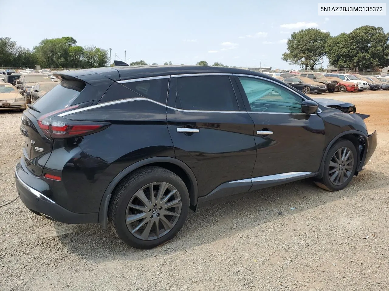 2021 Nissan Murano Sv VIN: 5N1AZ2BJ3MC135372 Lot: 71122324