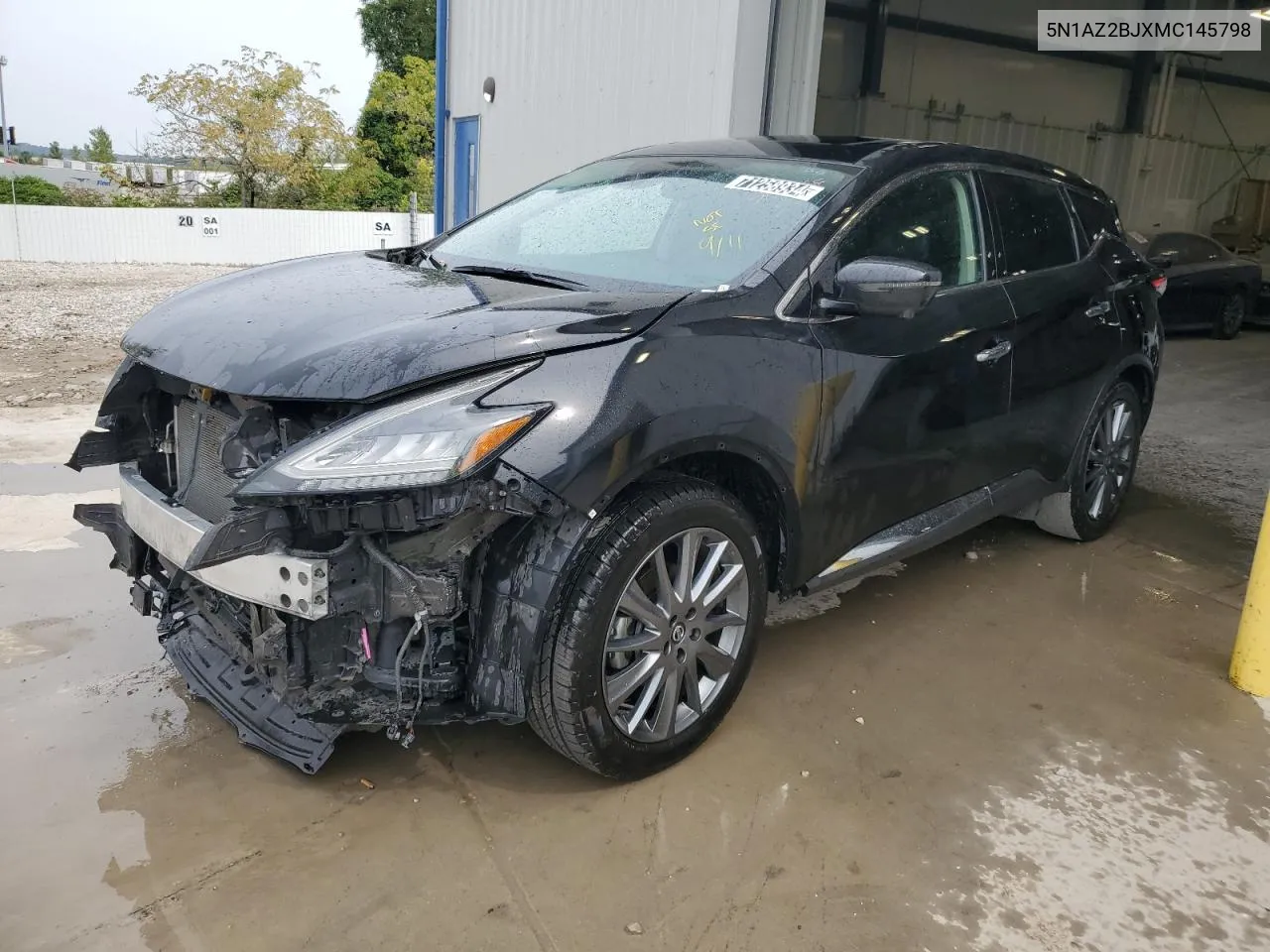 2021 Nissan Murano Sv VIN: 5N1AZ2BJXMC145798 Lot: 71258934