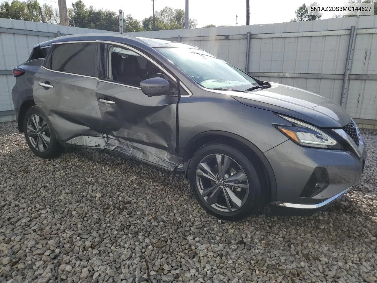 5N1AZ2DS3MC144627 2021 Nissan Murano Platinum