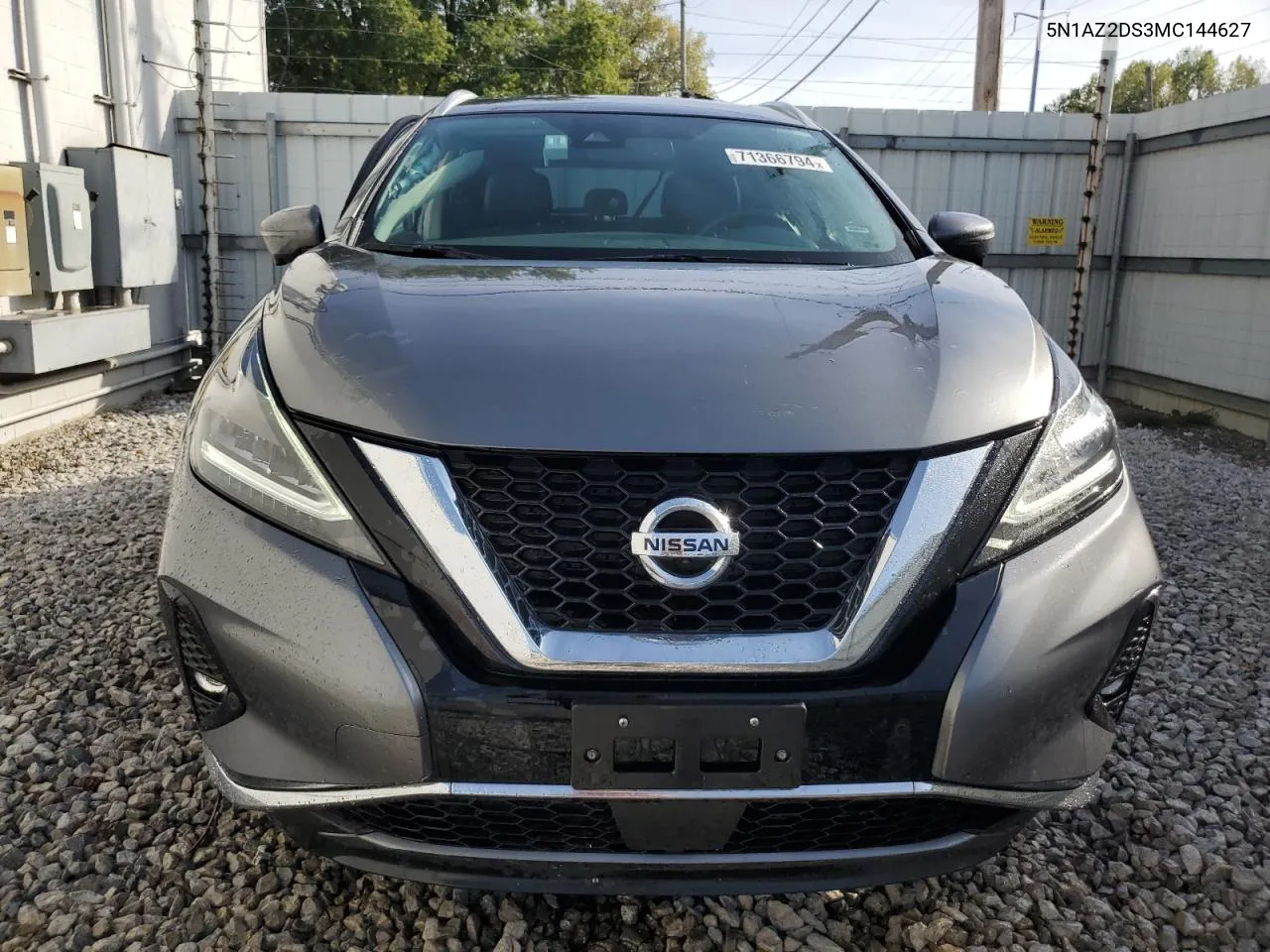 5N1AZ2DS3MC144627 2021 Nissan Murano Platinum