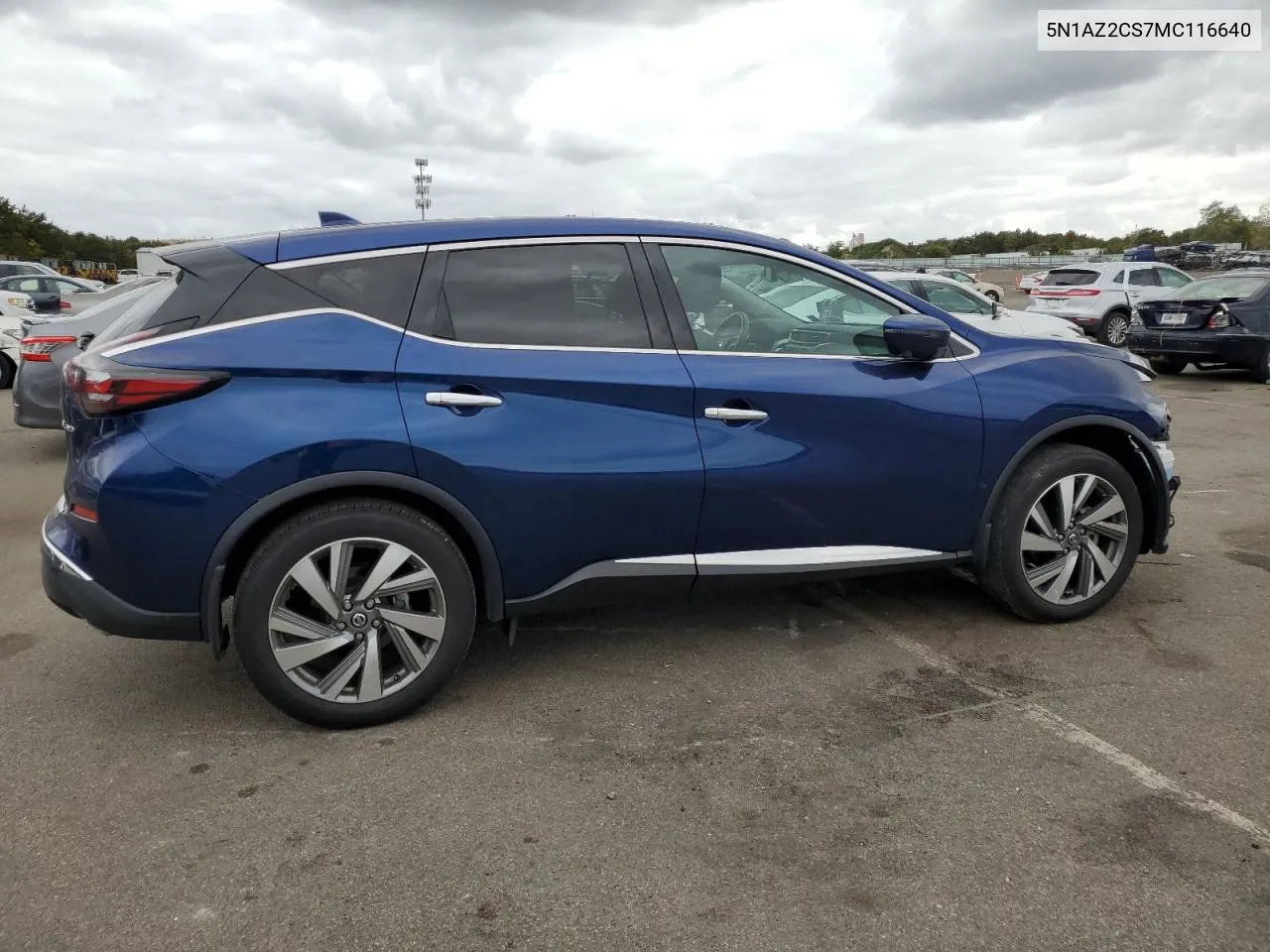 2021 Nissan Murano Sl VIN: 5N1AZ2CS7MC116640 Lot: 72785494