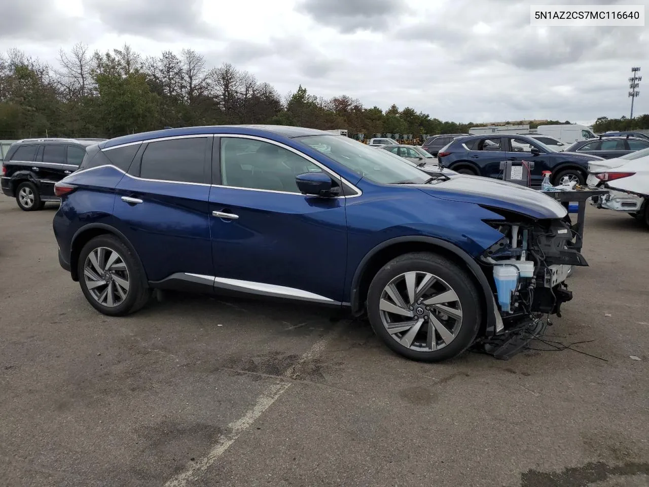 5N1AZ2CS7MC116640 2021 Nissan Murano Sl