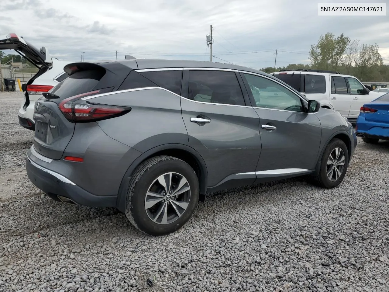 2021 Nissan Murano S VIN: 5N1AZ2AS0MC147621 Lot: 72830894