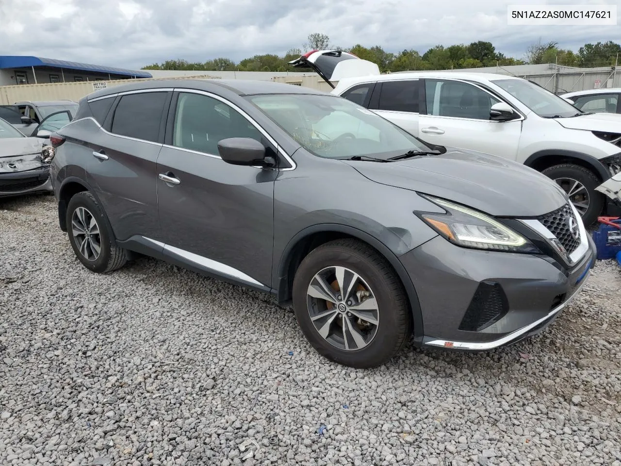 2021 Nissan Murano S VIN: 5N1AZ2AS0MC147621 Lot: 72830894