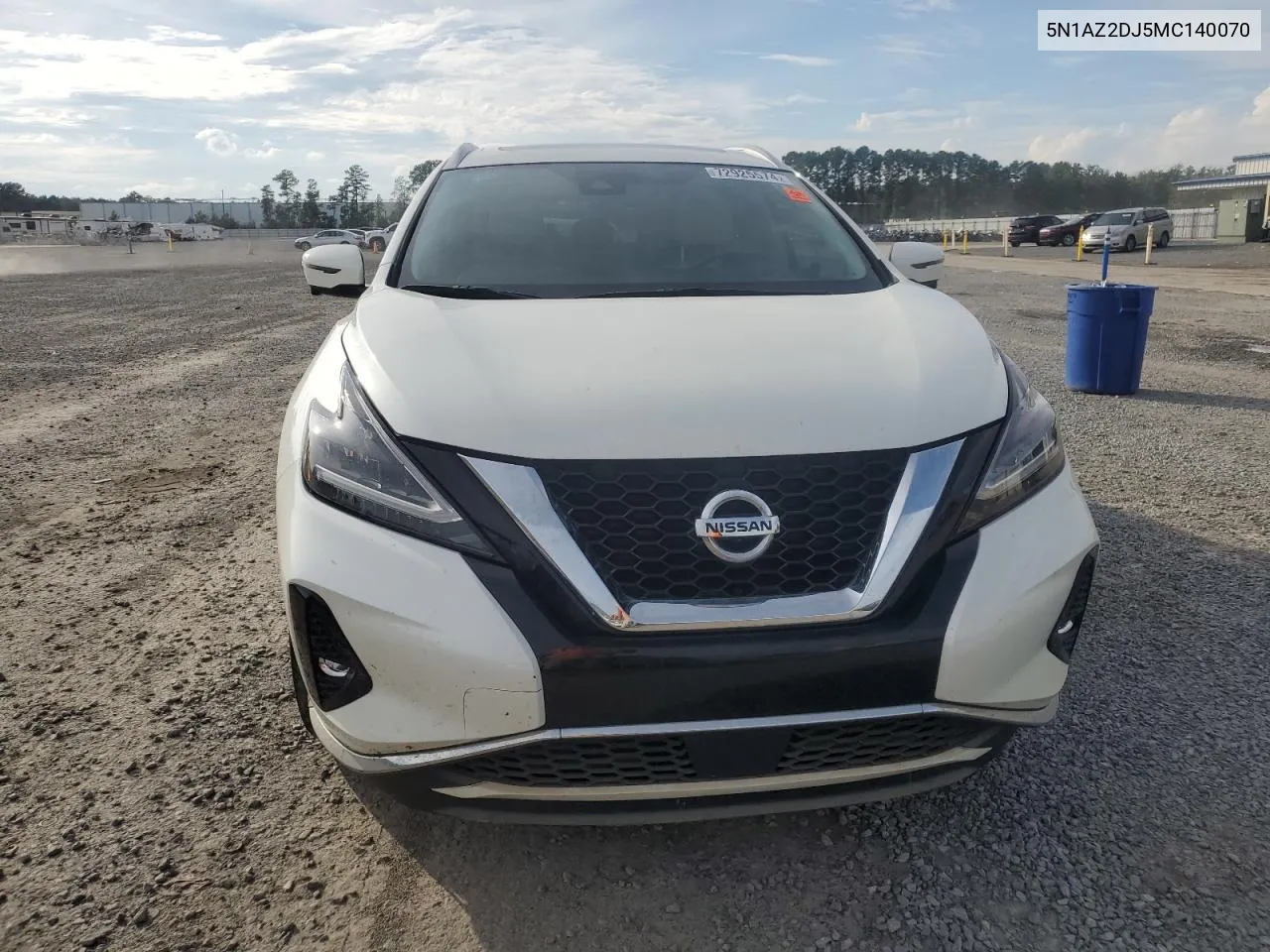 5N1AZ2DJ5MC140070 2021 Nissan Murano Platinum