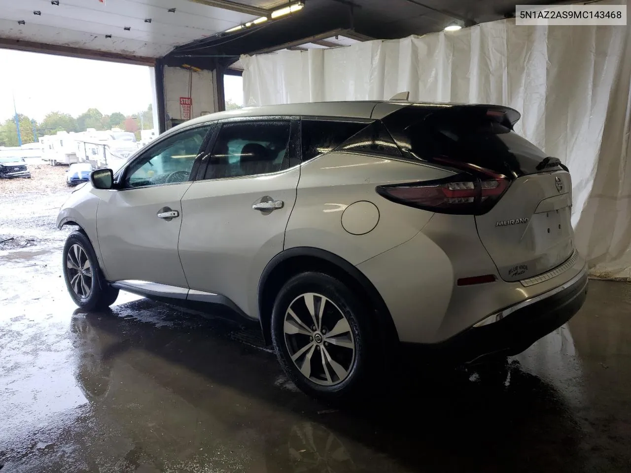 2021 Nissan Murano S VIN: 5N1AZ2AS9MC143468 Lot: 73024754