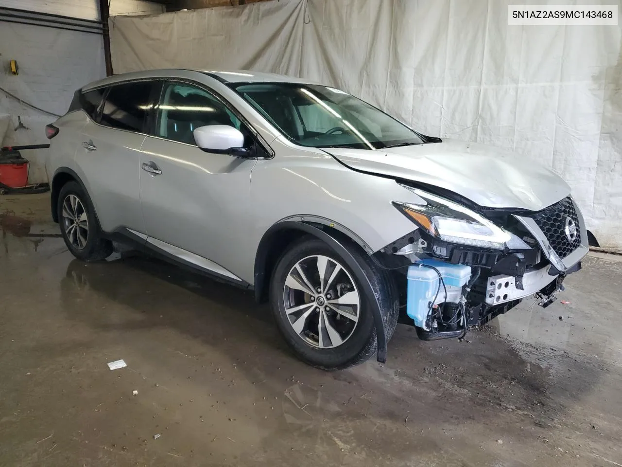 2021 Nissan Murano S VIN: 5N1AZ2AS9MC143468 Lot: 73024754