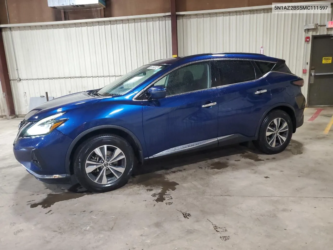 2021 Nissan Murano Sv VIN: 5N1AZ2BS5MC111597 Lot: 73025584