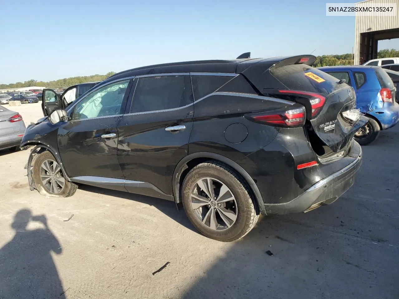 2021 Nissan Murano Sv VIN: 5N1AZ2BSXMC135247 Lot: 74385644