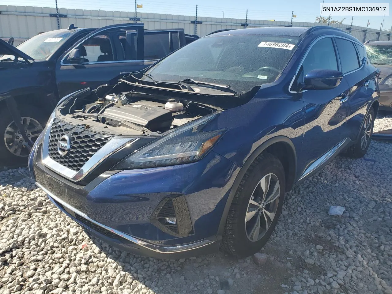 5N1AZ2BS1MC136917 2021 Nissan Murano Sv