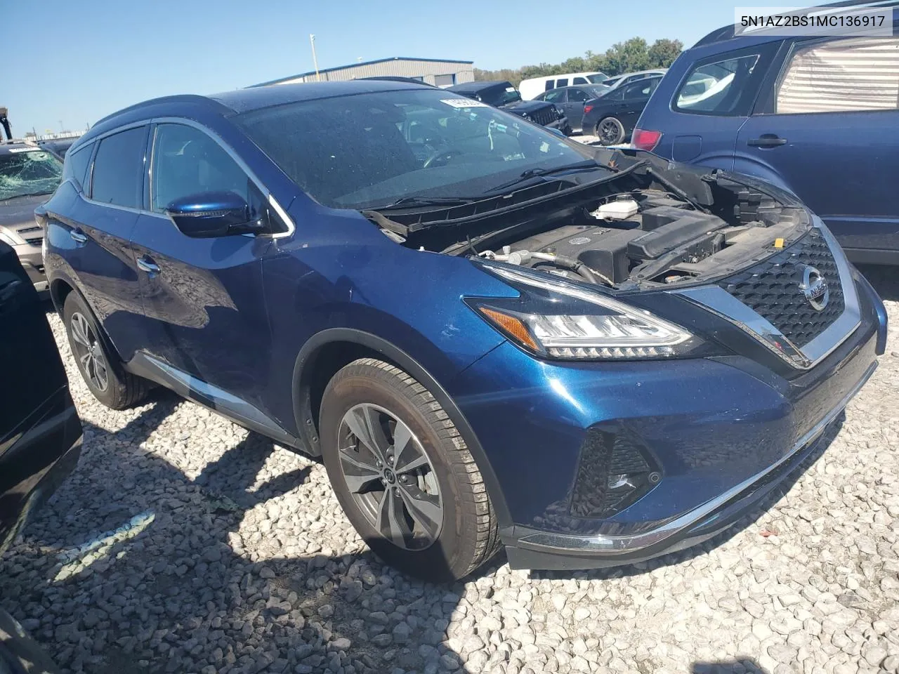 5N1AZ2BS1MC136917 2021 Nissan Murano Sv