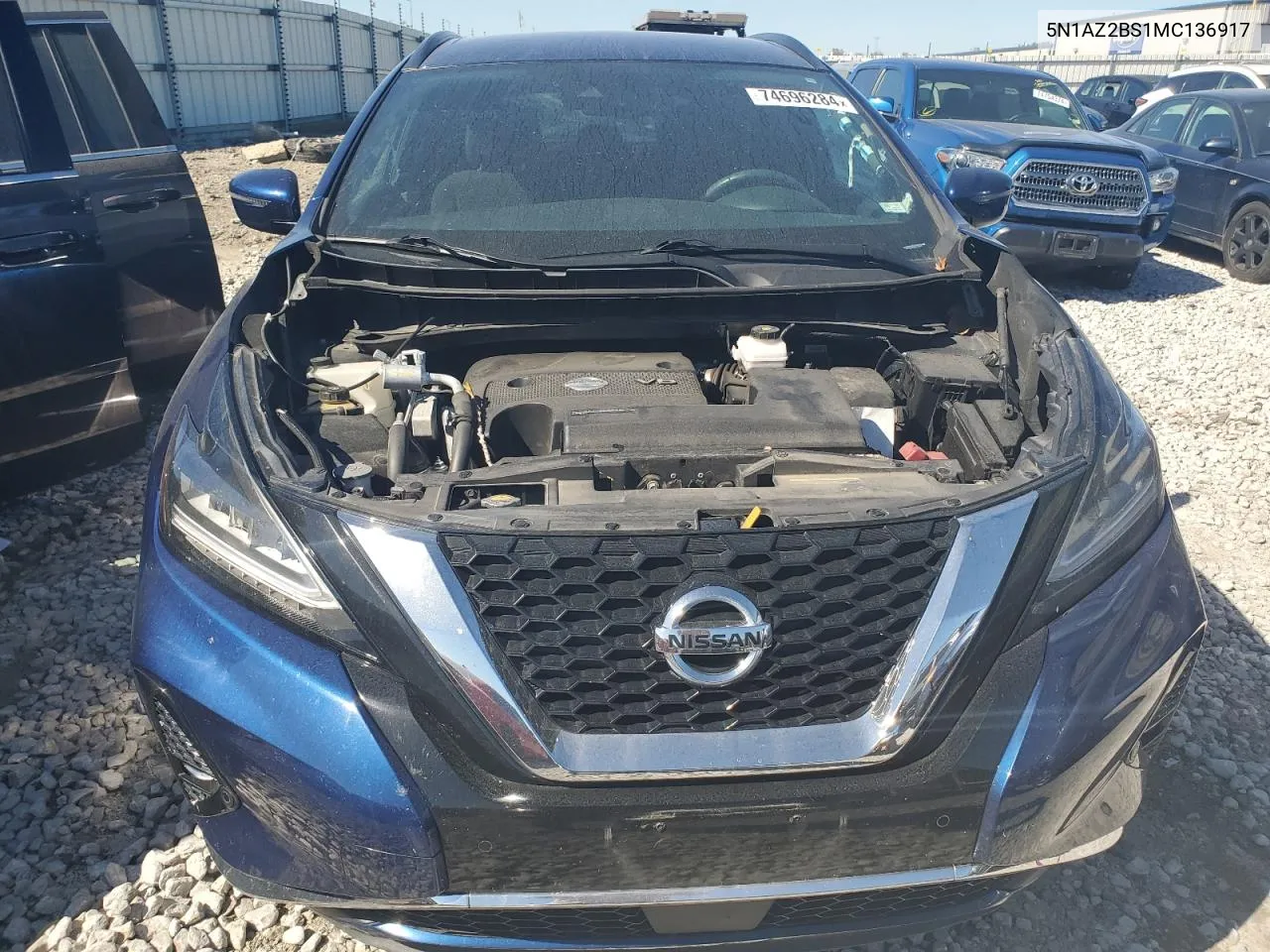 5N1AZ2BS1MC136917 2021 Nissan Murano Sv