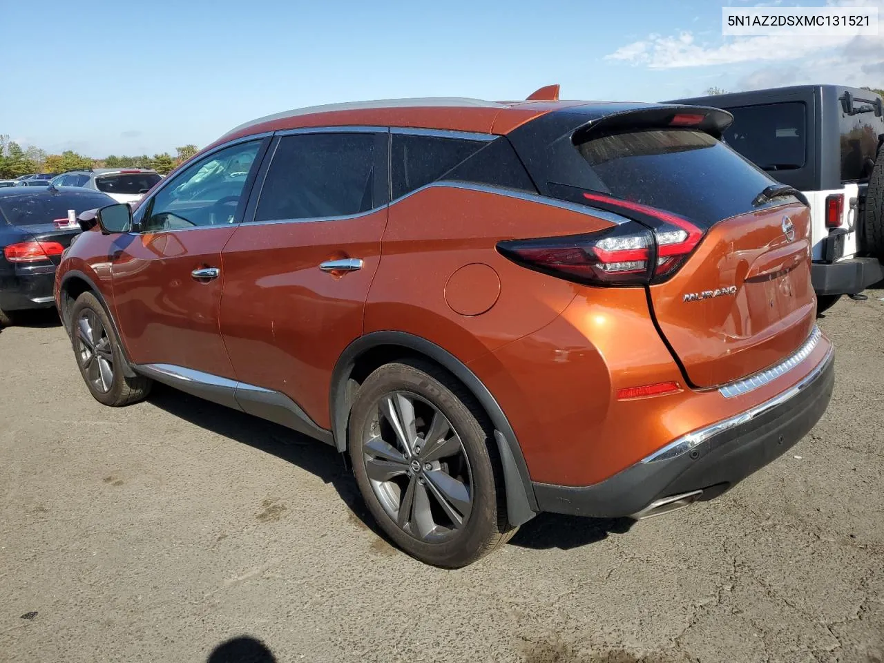 2021 Nissan Murano Platinum VIN: 5N1AZ2DSXMC131521 Lot: 74759164