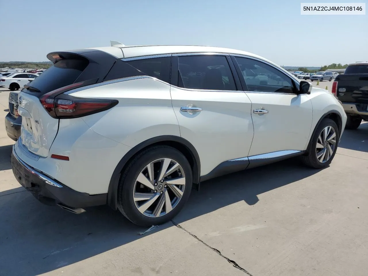 2021 Nissan Murano Sl VIN: 5N1AZ2CJ4MC108146 Lot: 74840974