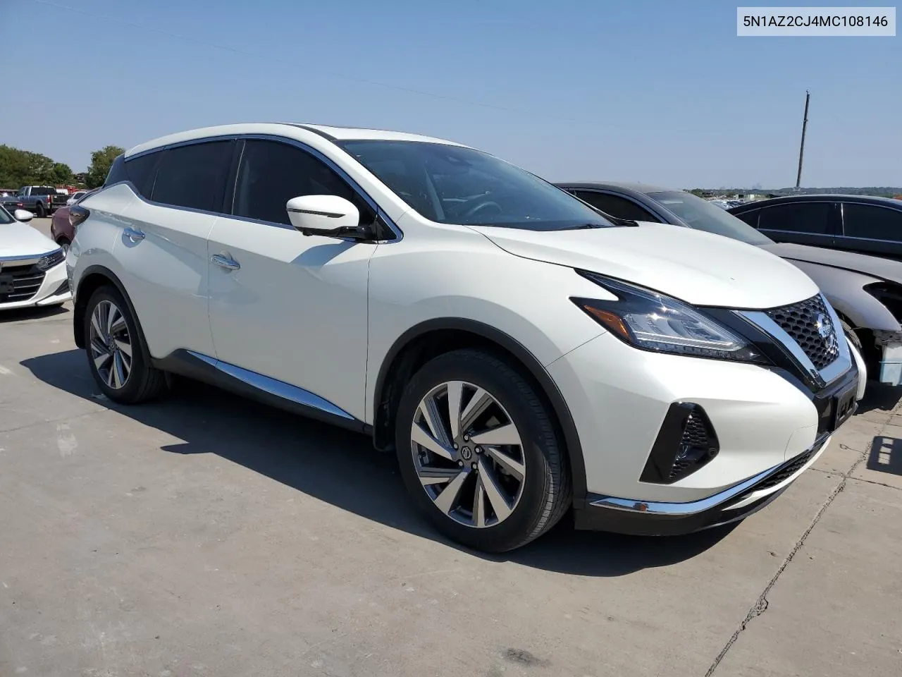 2021 Nissan Murano Sl VIN: 5N1AZ2CJ4MC108146 Lot: 74840974