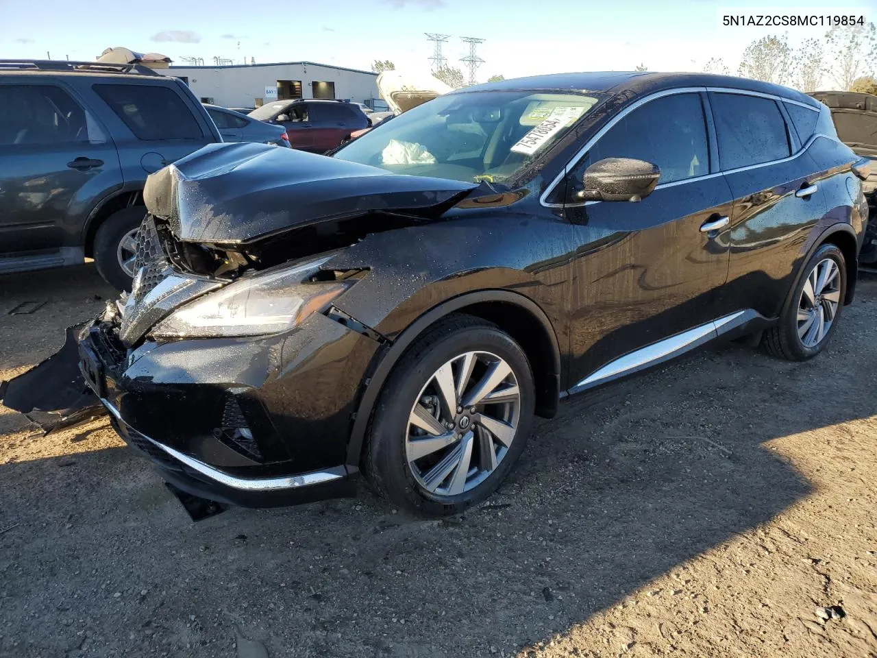 2021 Nissan Murano Sl VIN: 5N1AZ2CS8MC119854 Lot: 75478054