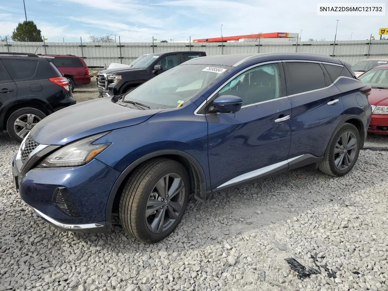 5N1AZ2DS6MC121732 2021 Nissan Murano Platinum