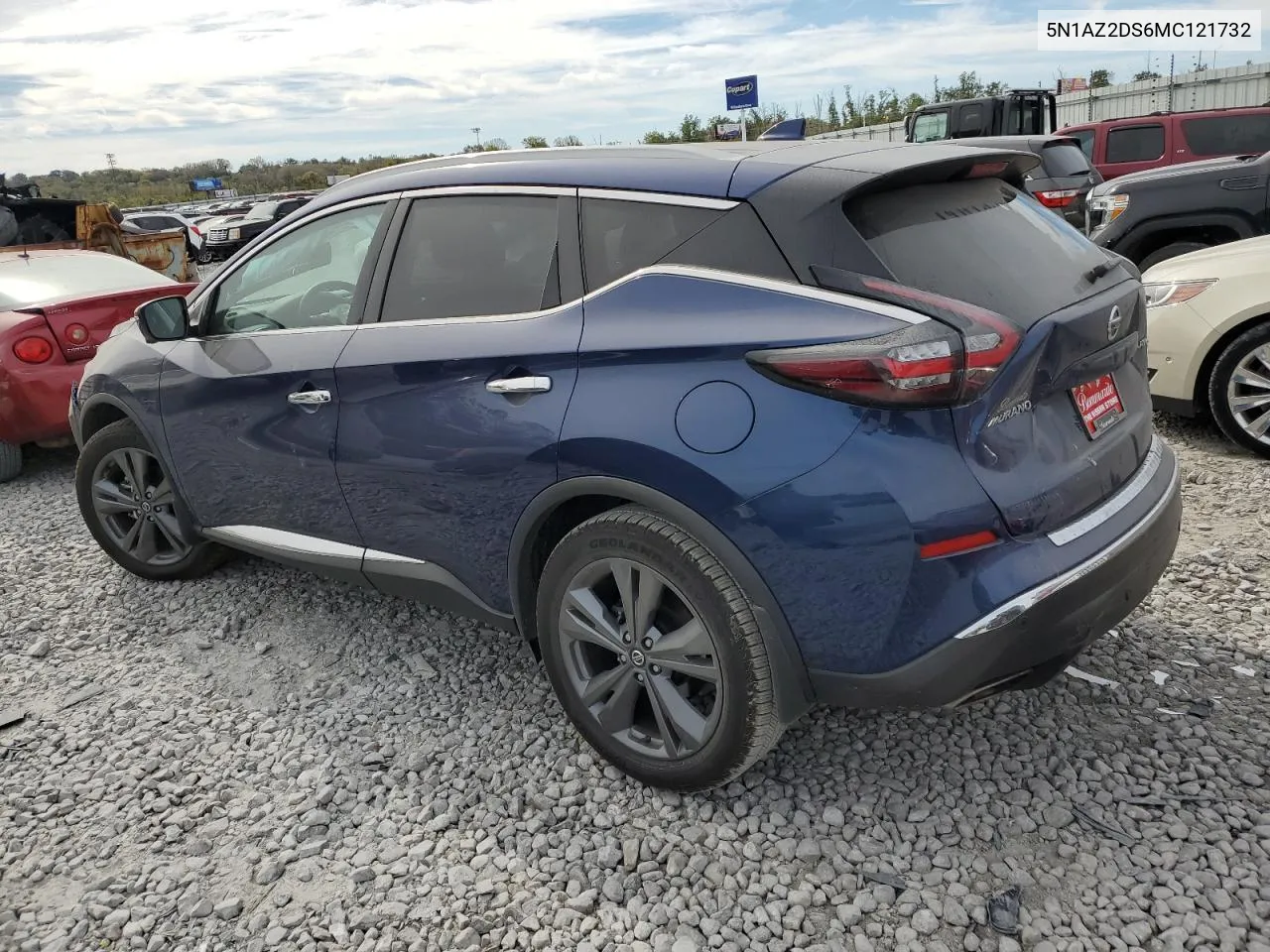 5N1AZ2DS6MC121732 2021 Nissan Murano Platinum