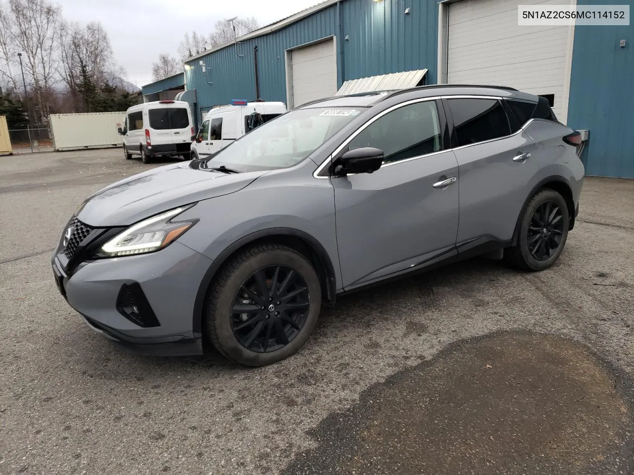 2021 Nissan Murano Sl VIN: 5N1AZ2CS6MC114152 Lot: 76888104