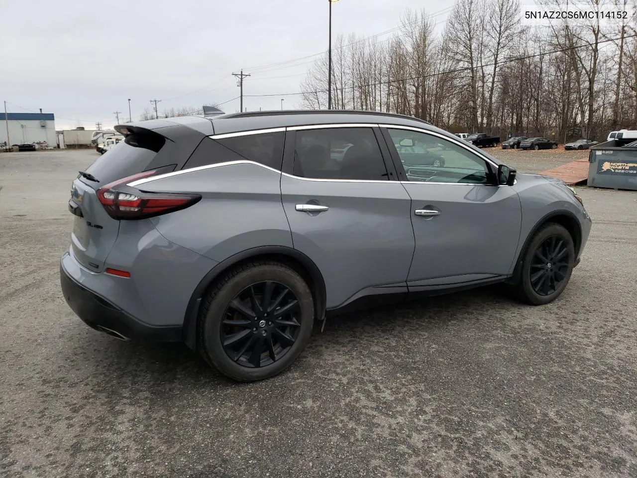 2021 Nissan Murano Sl VIN: 5N1AZ2CS6MC114152 Lot: 76888104