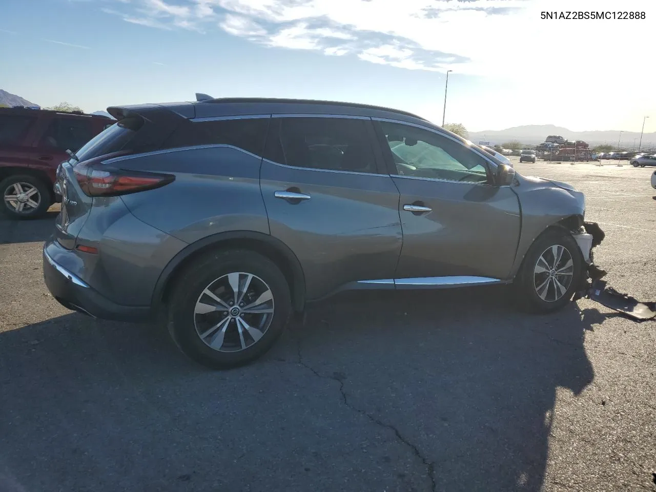 2021 Nissan Murano Sv VIN: 5N1AZ2BS5MC122888 Lot: 77879514