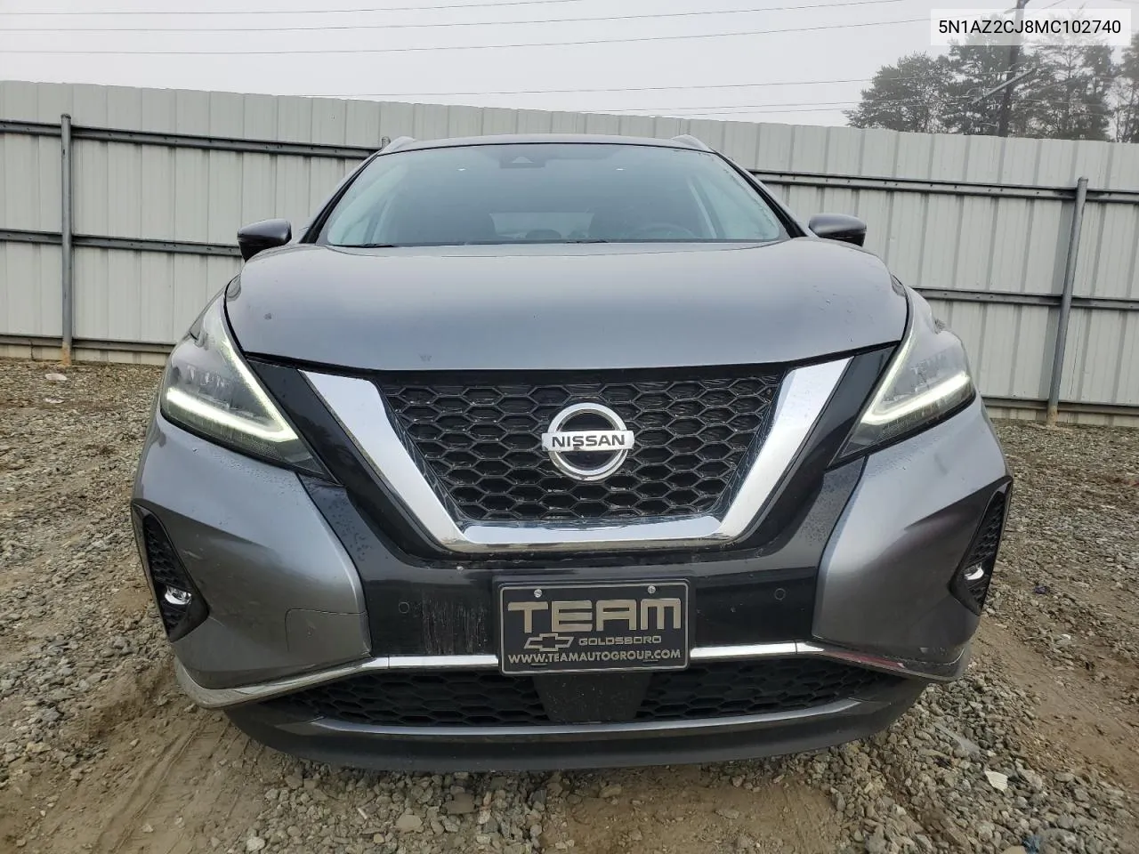 2021 Nissan Murano Sl VIN: 5N1AZ2CJ8MC102740 Lot: 78364984