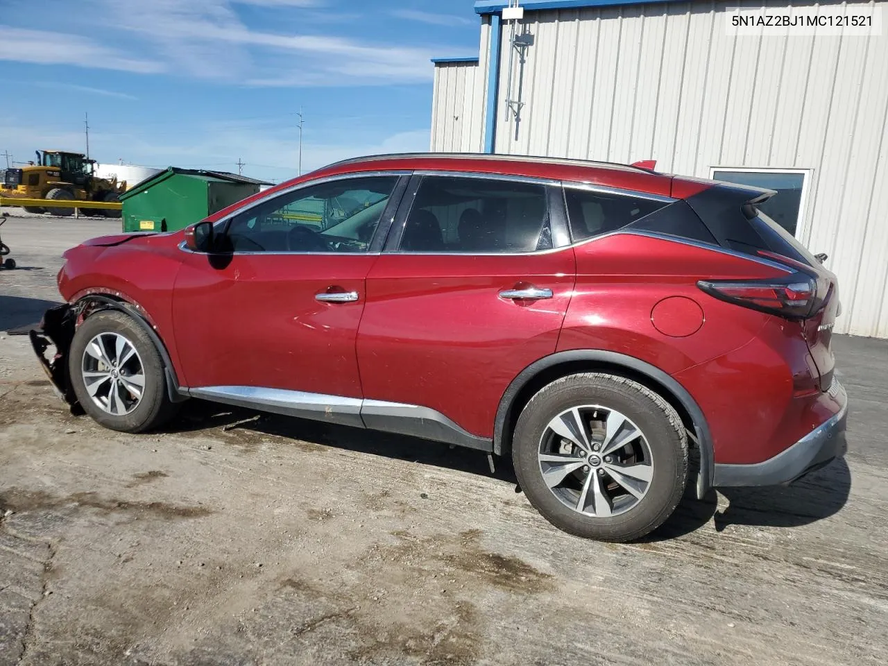 2021 Nissan Murano Sv VIN: 5N1AZ2BJ1MC121521 Lot: 80248074