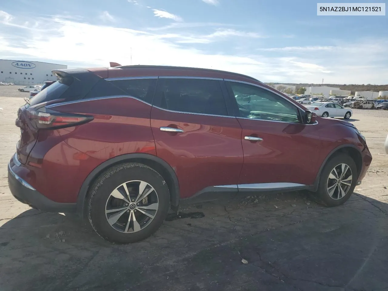 2021 Nissan Murano Sv VIN: 5N1AZ2BJ1MC121521 Lot: 80248074