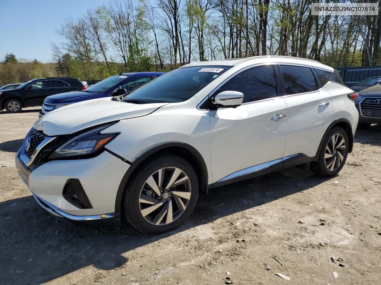 2022 Nissan Murano Platinum VIN: 5N1AZ2DJ9NC107574 Lot: 53733474