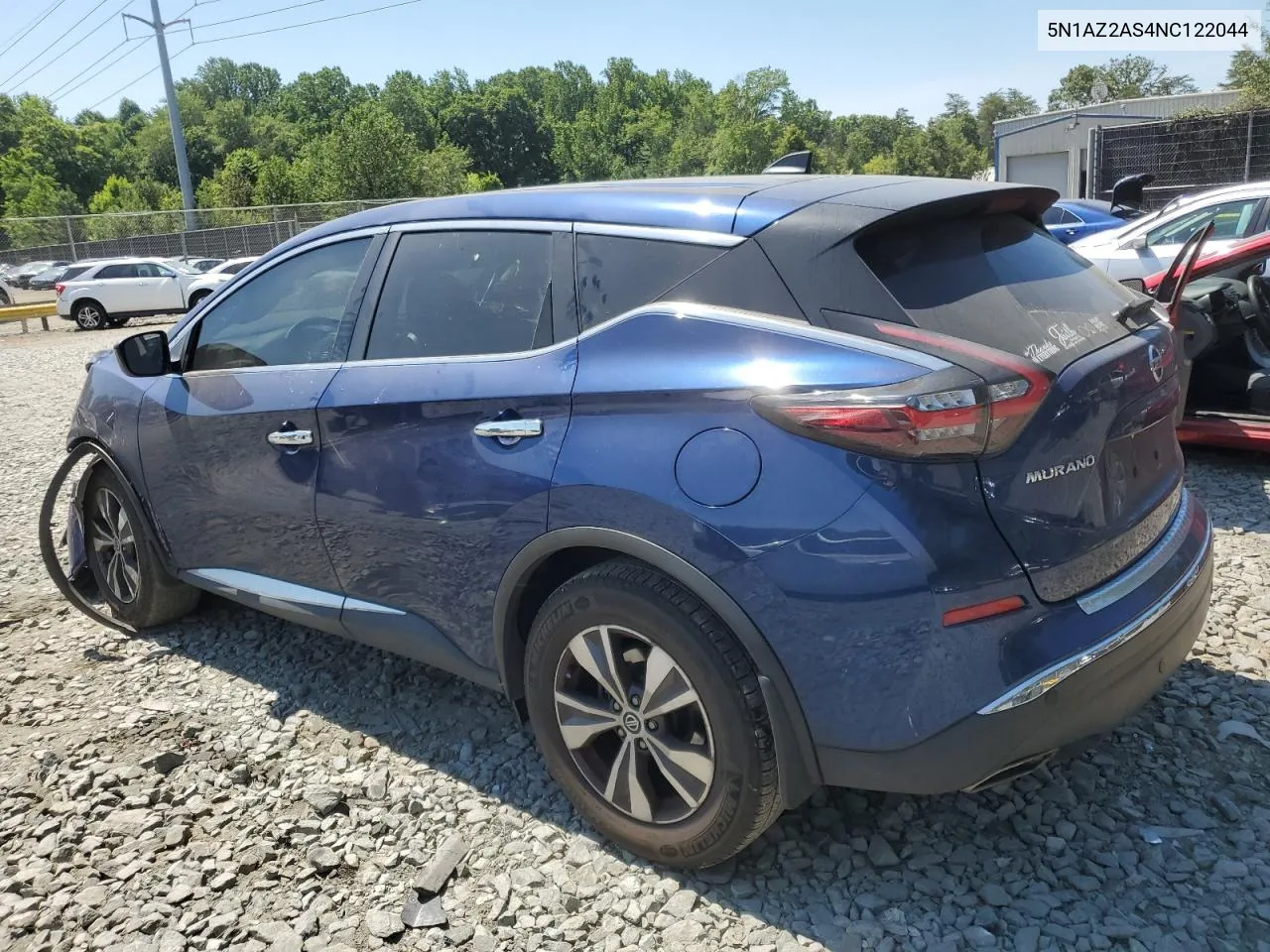 5N1AZ2AS4NC122044 2022 Nissan Murano S