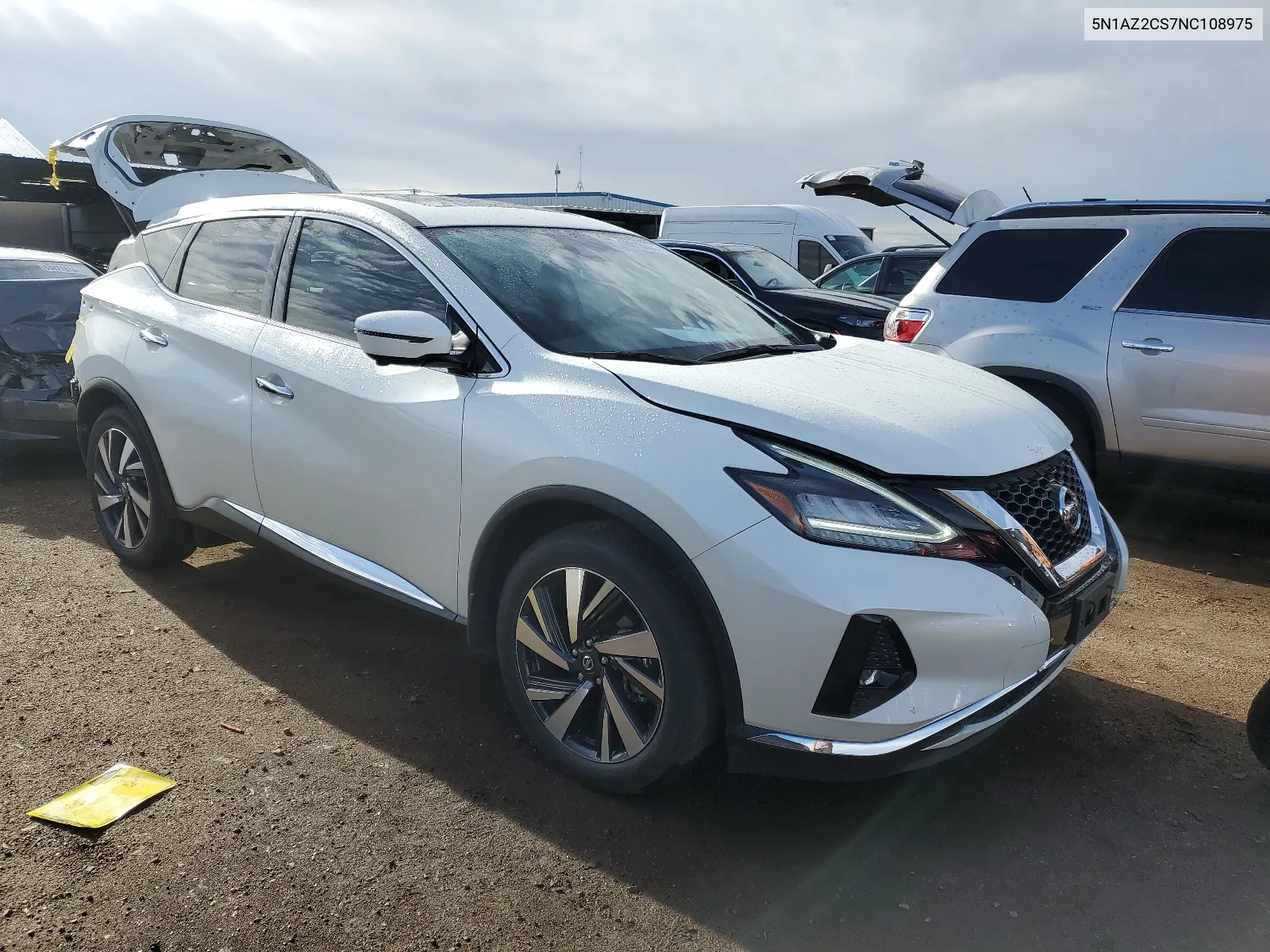 5N1AZ2CS7NC108975 2022 Nissan Murano Sl