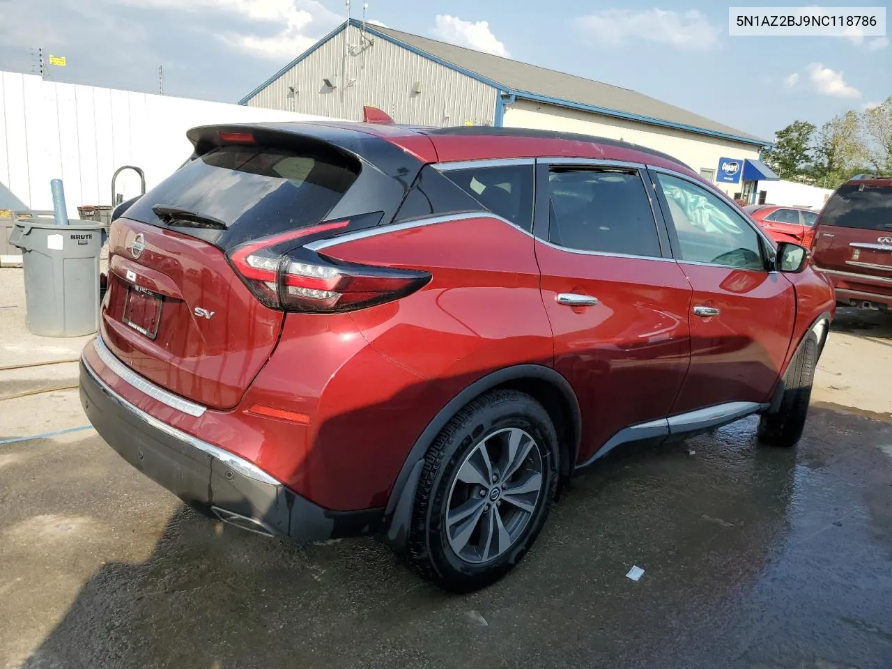 5N1AZ2BJ9NC118786 2022 Nissan Murano Sv