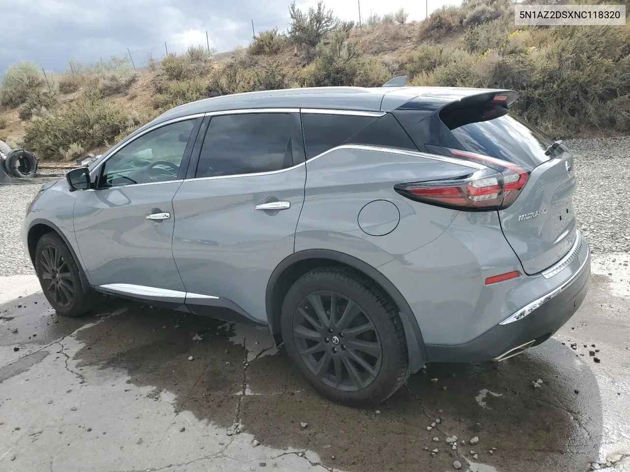 2022 Nissan Murano Platinum VIN: 5N1AZ2DSXNC118320 Lot: 72255054