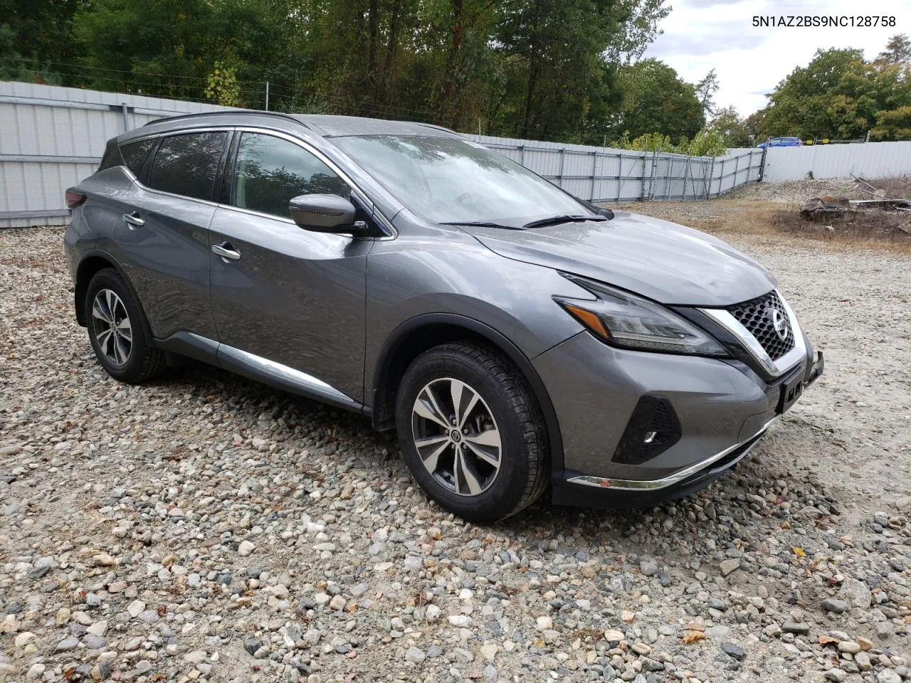 2022 Nissan Murano Sv VIN: 5N1AZ2BS9NC128758 Lot: 72768944