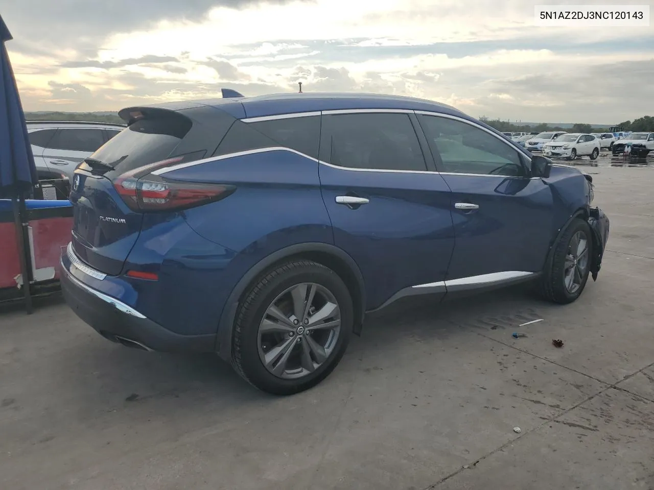 5N1AZ2DJ3NC120143 2022 Nissan Murano Platinum