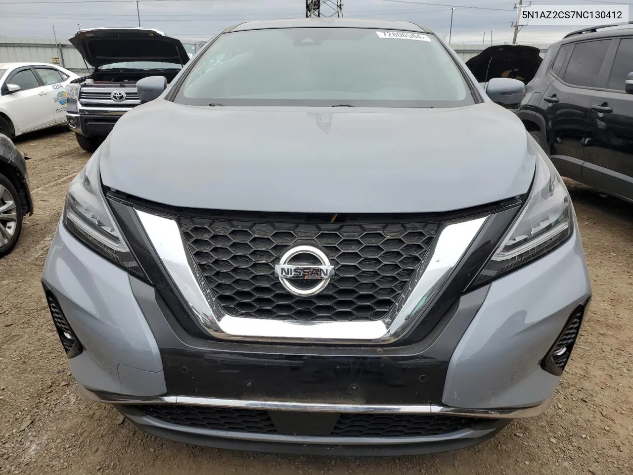 5N1AZ2CS7NC130412 2022 Nissan Murano Sl