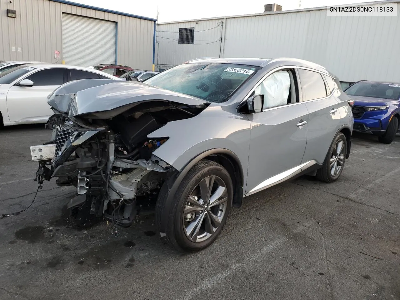 5N1AZ2DS0NC118133 2022 Nissan Murano Platinum