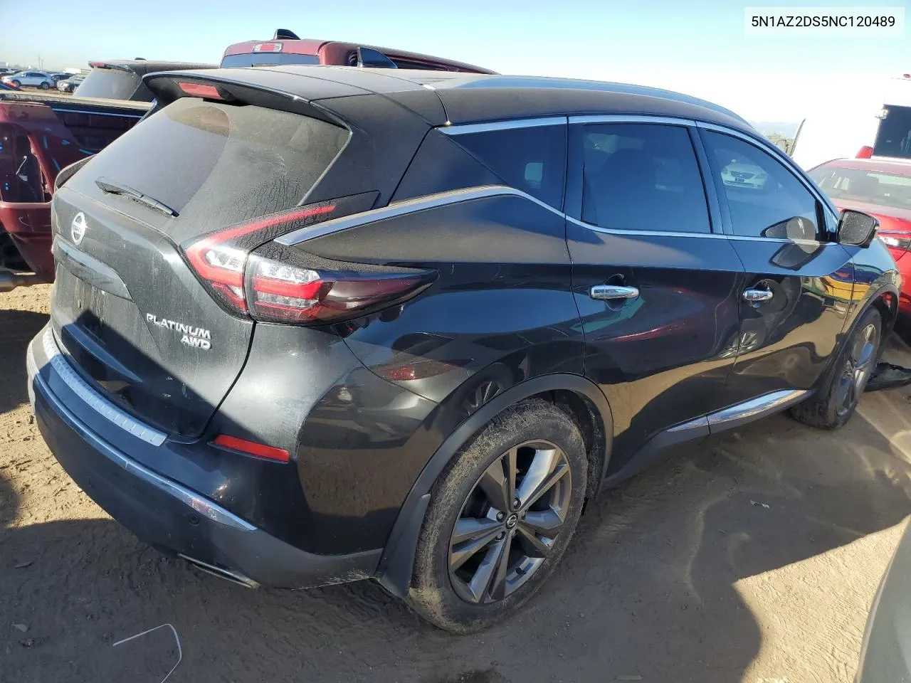 2022 Nissan Murano Platinum VIN: 5N1AZ2DS5NC120489 Lot: 73010824