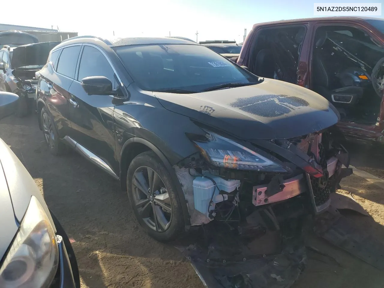 5N1AZ2DS5NC120489 2022 Nissan Murano Platinum