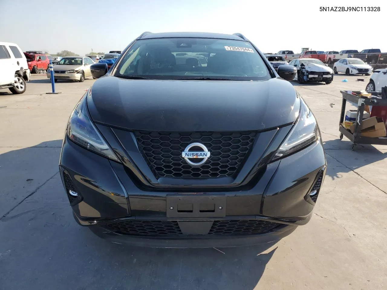 2022 Nissan Murano Sv VIN: 5N1AZ2BJ9NC113328 Lot: 73547044