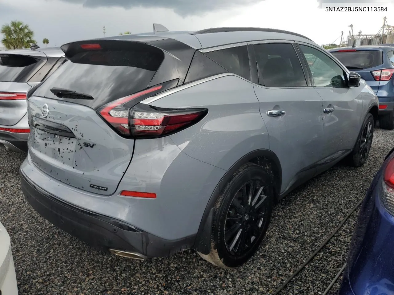 2022 Nissan Murano Sv VIN: 5N1AZ2BJ5NC113584 Lot: 73717314