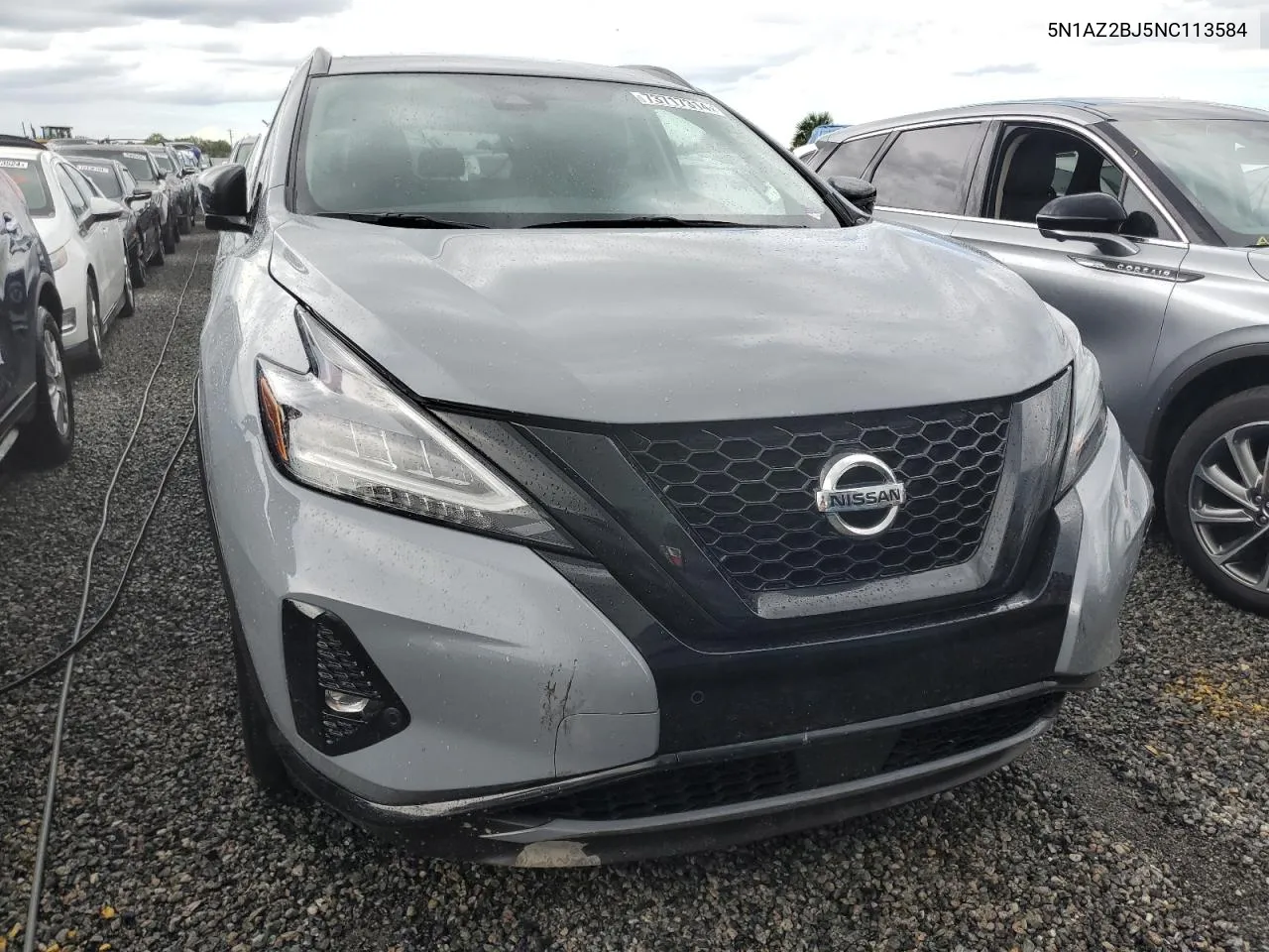 2022 Nissan Murano Sv VIN: 5N1AZ2BJ5NC113584 Lot: 73717314