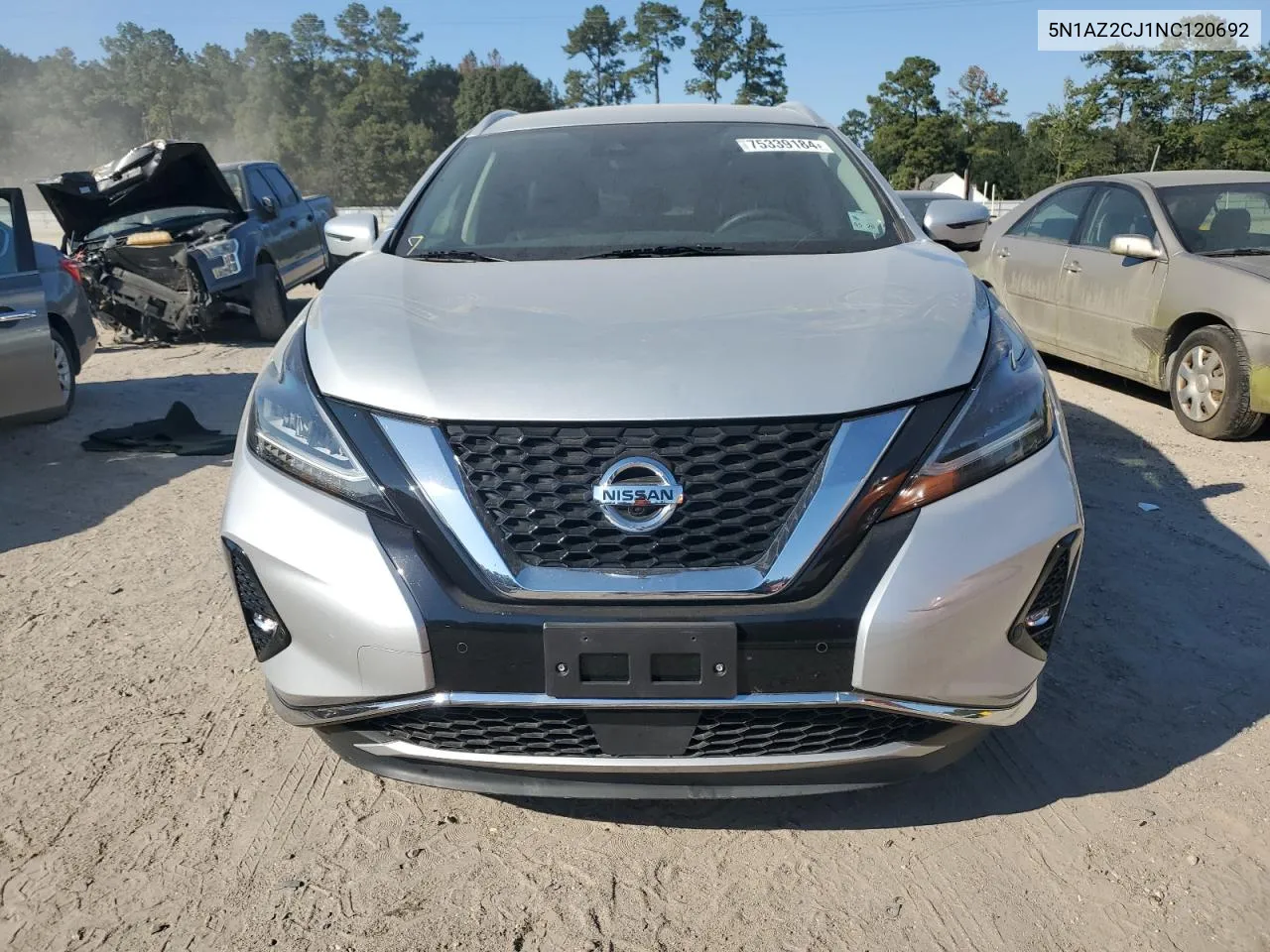 5N1AZ2CJ1NC120692 2022 Nissan Murano Sl