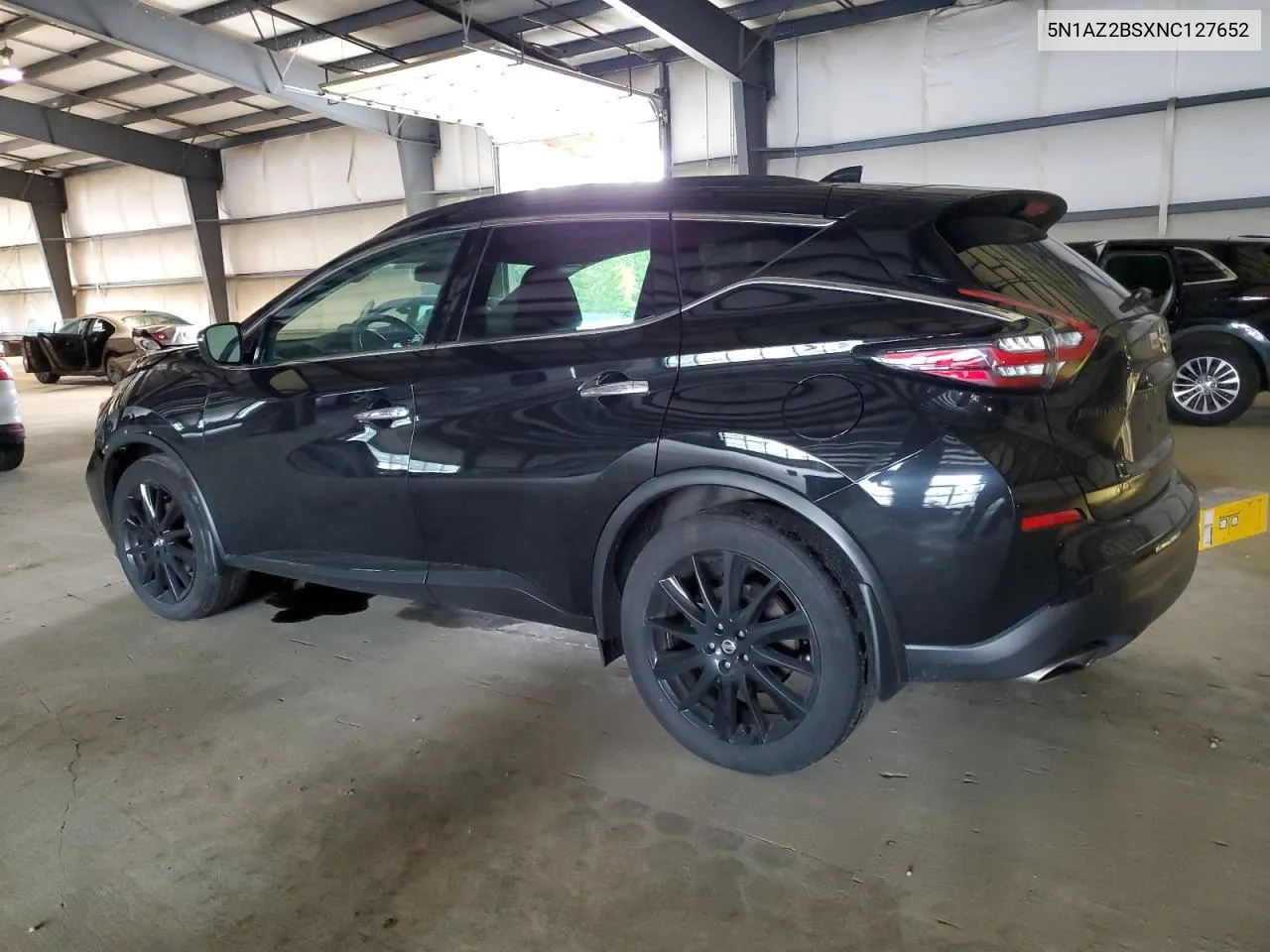 2022 Nissan Murano Sv VIN: 5N1AZ2BSXNC127652 Lot: 77639984