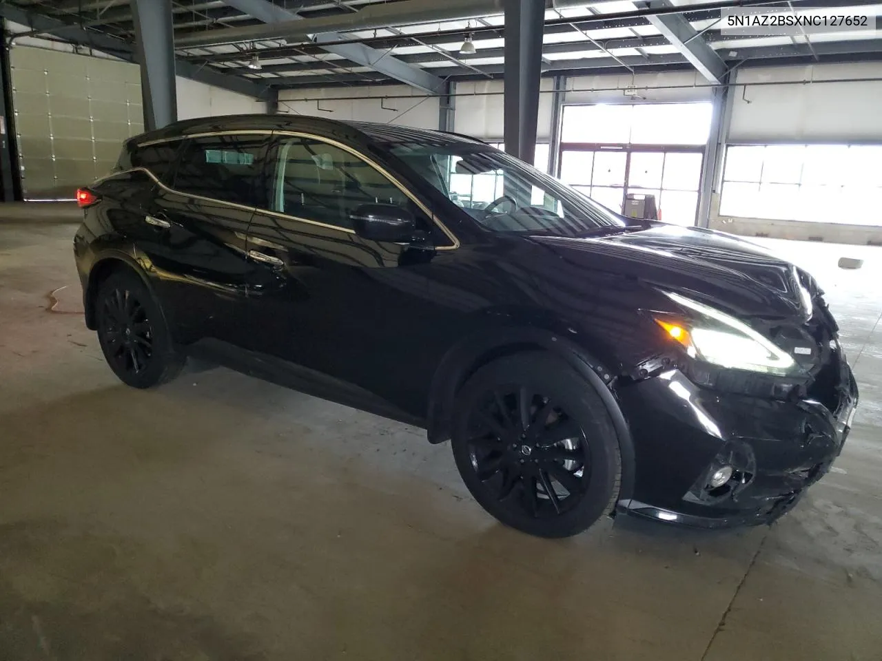 2022 Nissan Murano Sv VIN: 5N1AZ2BSXNC127652 Lot: 77639984