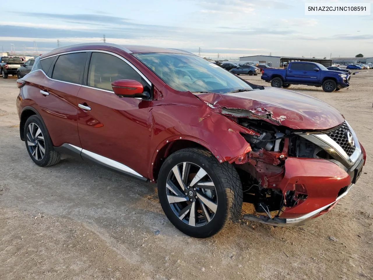 2022 Nissan Murano Sl VIN: 5N1AZ2CJ1NC108591 Lot: 79716454