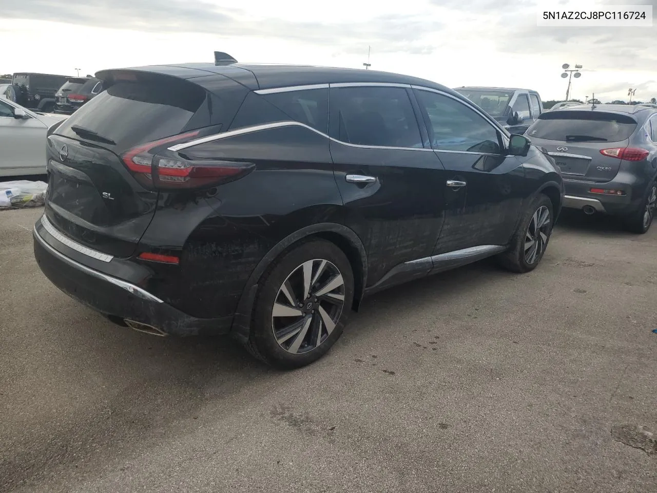 2023 Nissan Murano Sl VIN: 5N1AZ2CJ8PC116724 Lot: 74050014