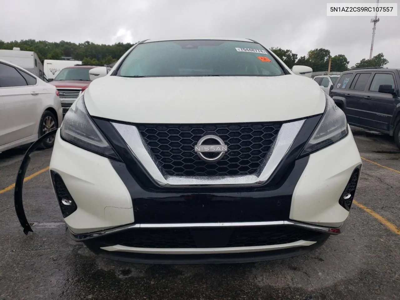 2024 Nissan Murano Sl VIN: 5N1AZ2CS9RC107557 Lot: 70448774