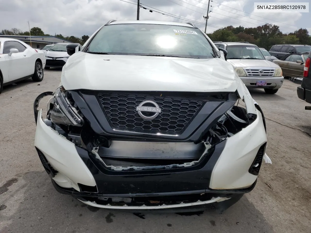 2024 Nissan Murano Sv VIN: 5N1AZ2BS8RC120978 Lot: 73175404